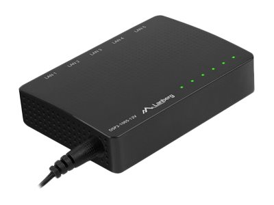 Lanberg Nätverksswitch 5-portar 100/1000 Mbps V12