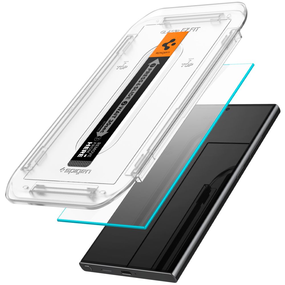 Spigen Glas.tR EZ Fit härdat glas för Samsung Galaxy S24 Ultra - 2 st., bild 3