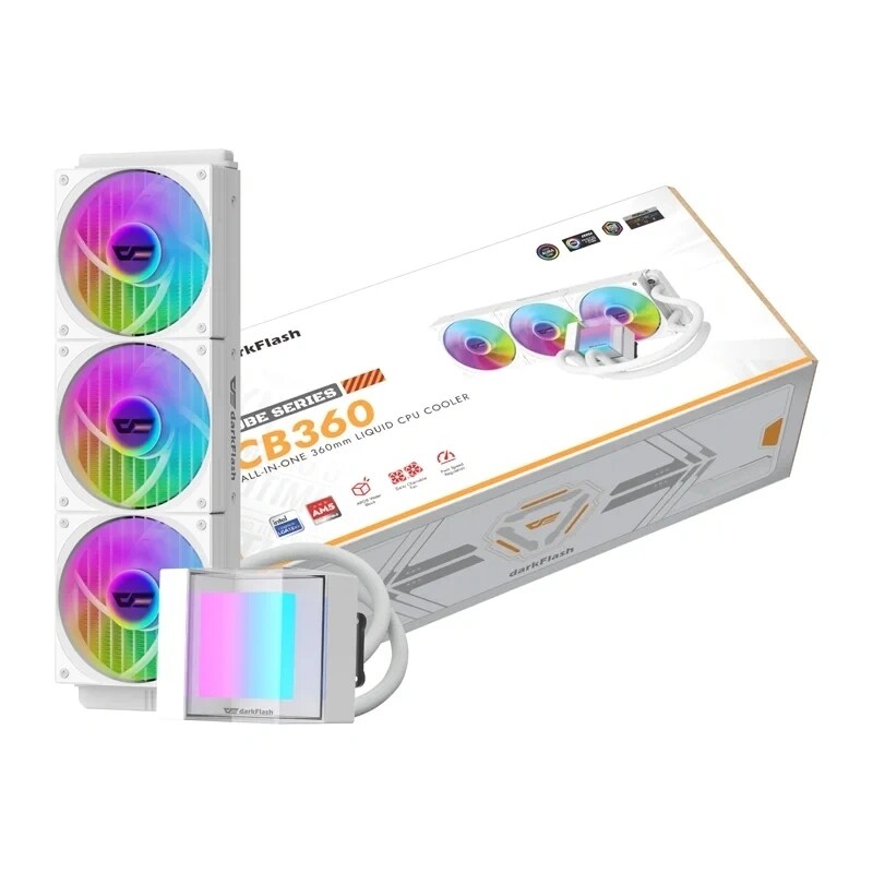 Darkflash CB360 CPU Cooler - White, bild 4