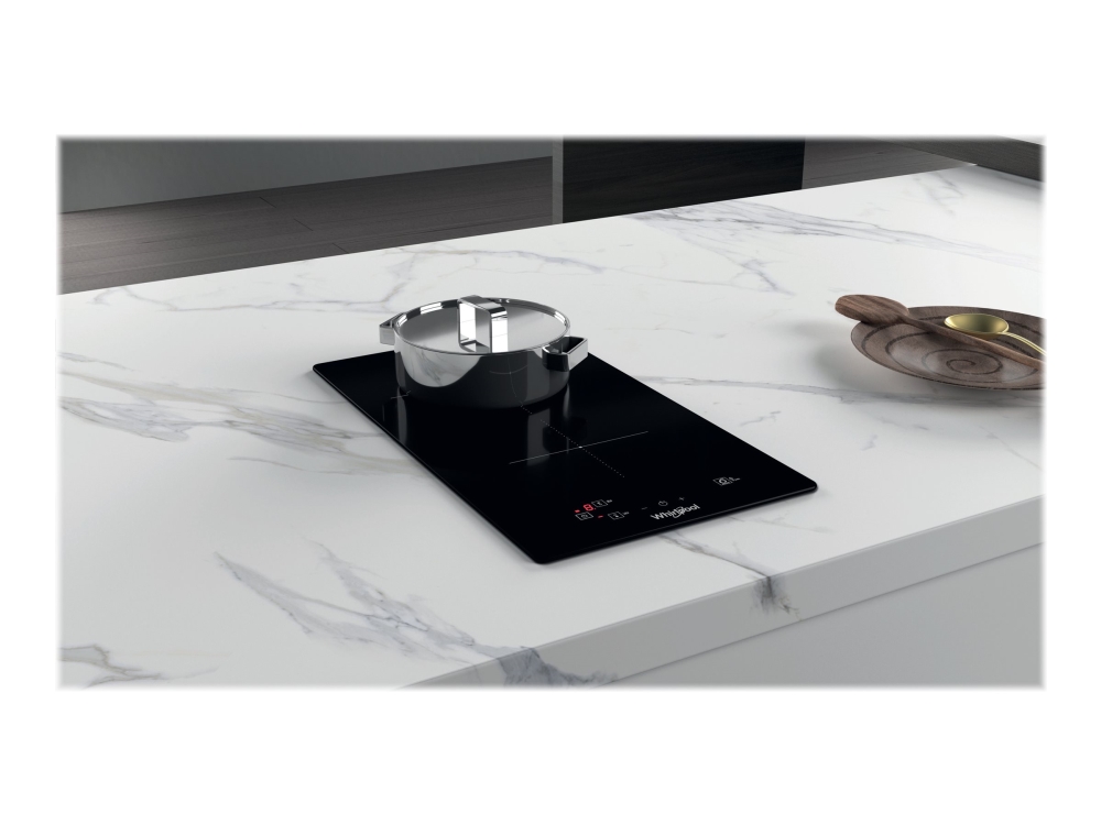 Whirlpool WS Q0530 NE - Induktionshäll - 2 kokplattor - Fördjupning - bredd: 27.5 cm - djup: 49 cm - ramlös - svart