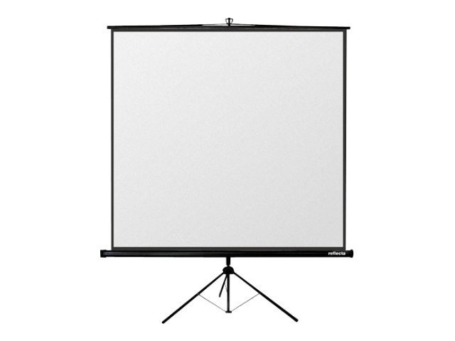 Reflecta CrystalLine Tripod - Projektorduk med stativ - 131 (334 cm) - 1:1 - BetaLux - helsvart