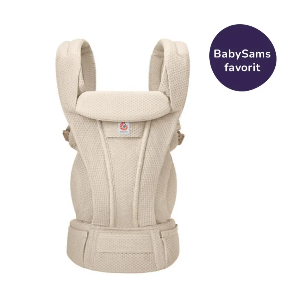 Ergobaby Omni Deluxe Mesh bärsele för baby, Natural Beige