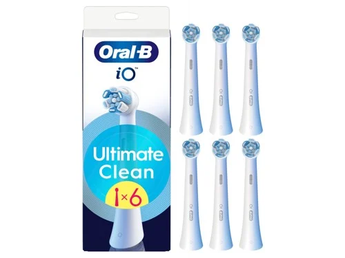 Oral-B iO Ultimate Clean borsthuvuden 6 st, vita, bild 3