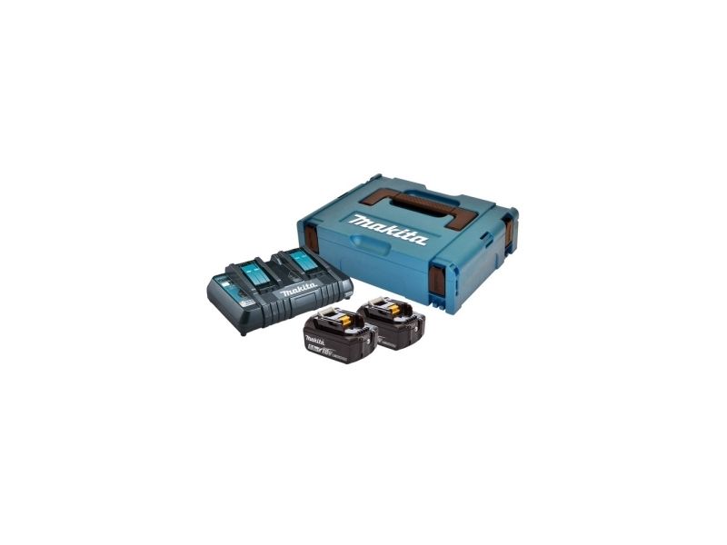 Makita DC18RD - Charger + battery 2 x - Li-Ion - 5 Ah - 90 Wh