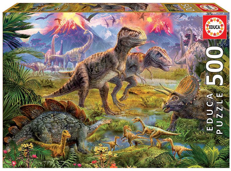Educa Pussel: Dinosaur Gathering 500 Bitar
