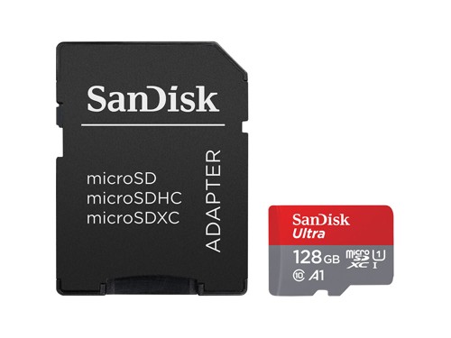 SanDisk Ultra - 128GB / 140MB/s / microSDHC / Class 10 / UHS-I / Adapter, bild 3
