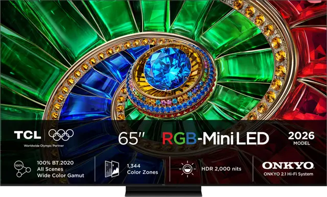 TCL 65" RM7L 4K RGB-Mini LED TV (2026)