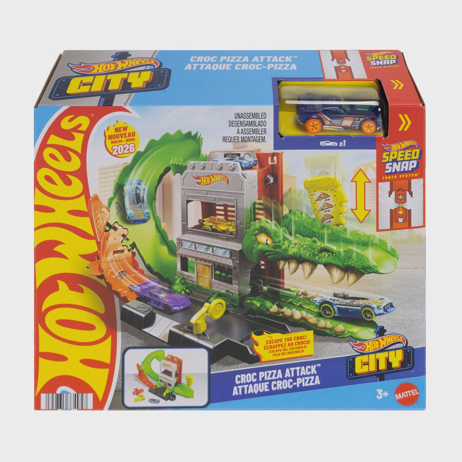Hot Wheels City Croc Pizza Attack