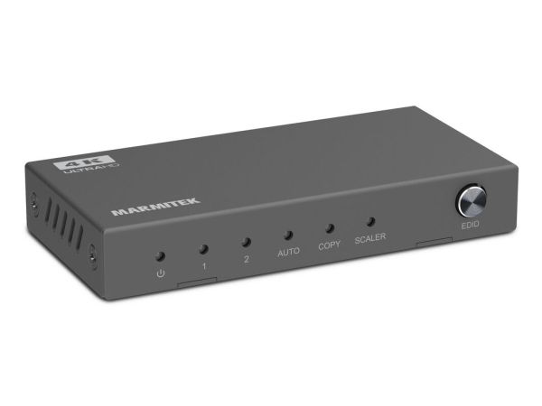 Marmitek Split 612 Pro, HDMI, 2x HDMI, 2.0b, 3840 x 2160 pixlar, Svart, 4K Ultra HD