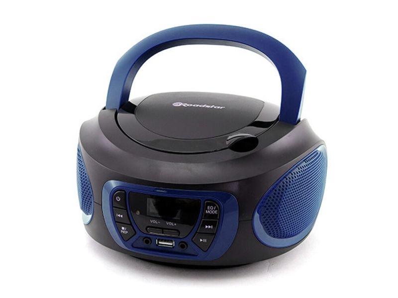Roadstar CDR-365 U/BL, Blå, Bärbar CD-spelare