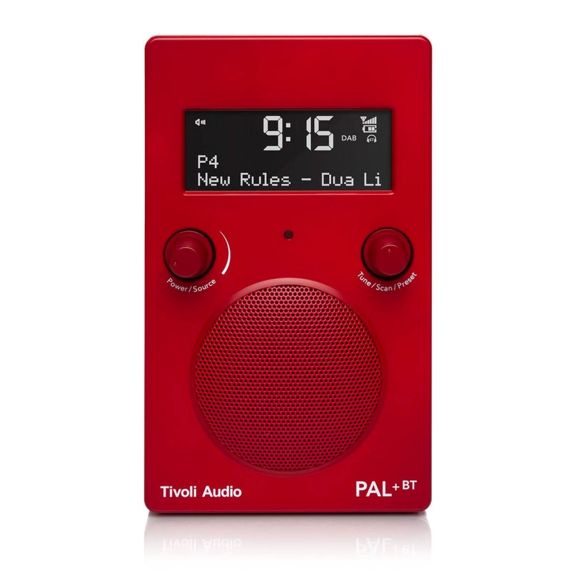 Tivoli Audio Pal+ BT radio GEN2, röd