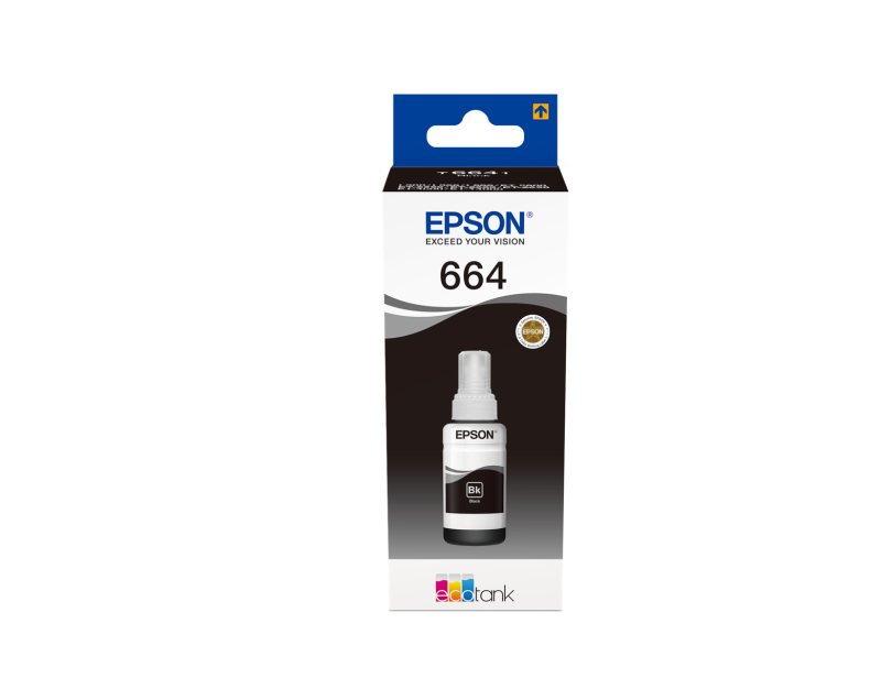 Epson EcoTank T6641 70 Ml, svart bläckflaska