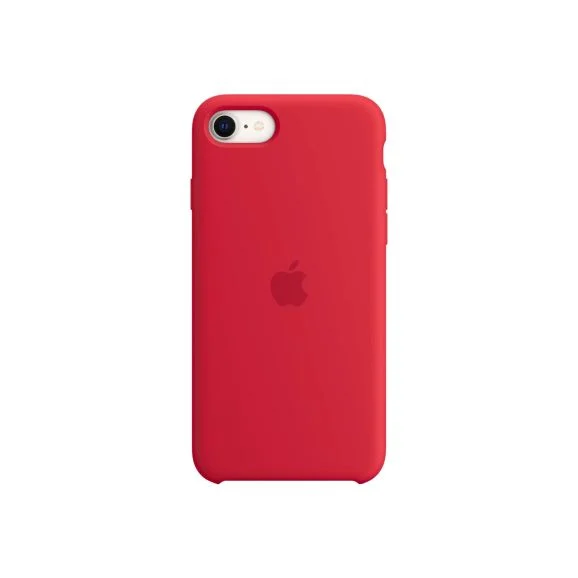 Apple iPhone SE 2022 silikonskal, (PRODUCT)RED, bild 3