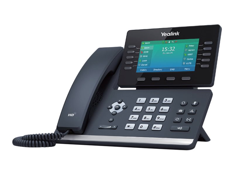 Yealink SIP-T54W IP-telefon, 10 linjer, Wi-Fi, svart, bild 4
