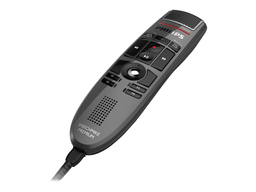 Philips SpeechMike Premium LFH3500/00 dikteringsmikrofon USB, mörk pärlgrå