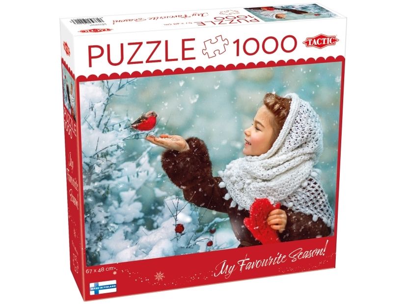 Tactic Pussel: Girl with Red Mittens 1000 bitar