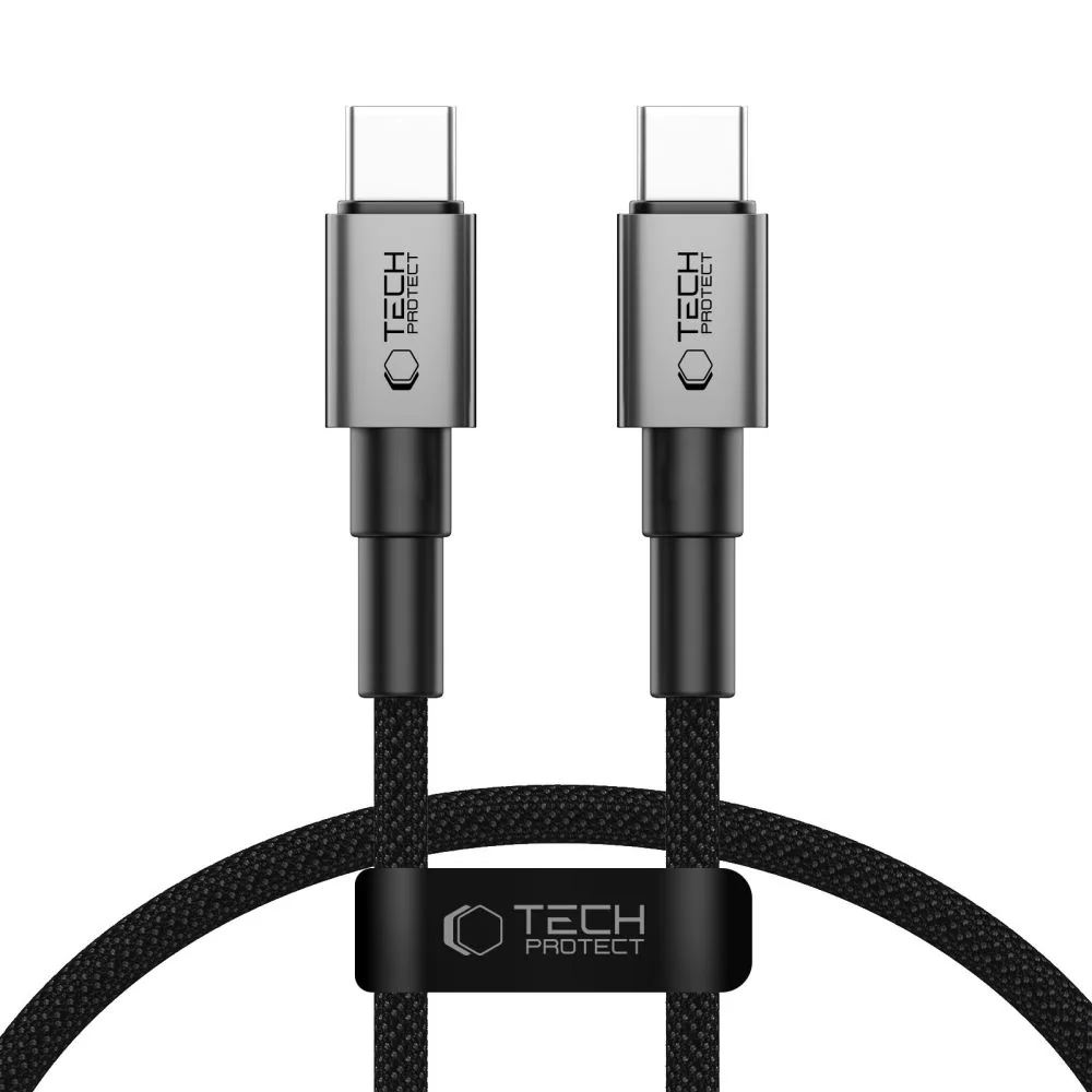 Tech-Protect UltraBoost DNA USB-C PD60W/3A-kabel 50 cm - grå