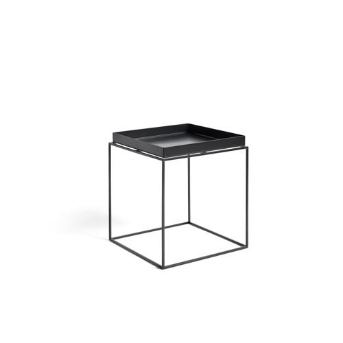HAY - Tray Bord - Medium - 40x40x44 cm - Svart