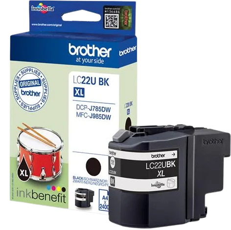 Brother LC-22UBK bläckpatroner Original Hög (Xl) Avkastning, svart, bild 5