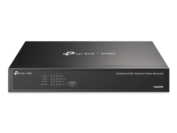 TP-Link VIGI NVR1008H-8P NVR-inspelare 8-kanals PoE+