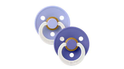 BIBS - Pacifier Colour 2 PACK - Hush GLOW/Grape GLOW - Size 3, bild 3