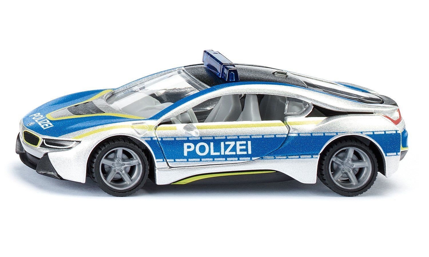 Siku BMW i8 Police, Modellbil, polisbil, Förmonterad, 1:50, BMW i8, Alla, Metall, Plast