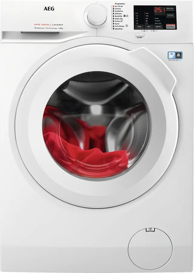 AEG 6000-serien LR612M84I tvättmaskin