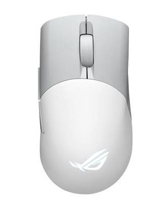 Asus ROG Keris Wireless AimPoint Moonlight, 36000 dpi, RF/Bluetooth/USB, Aura RGB - Vit, bild 3