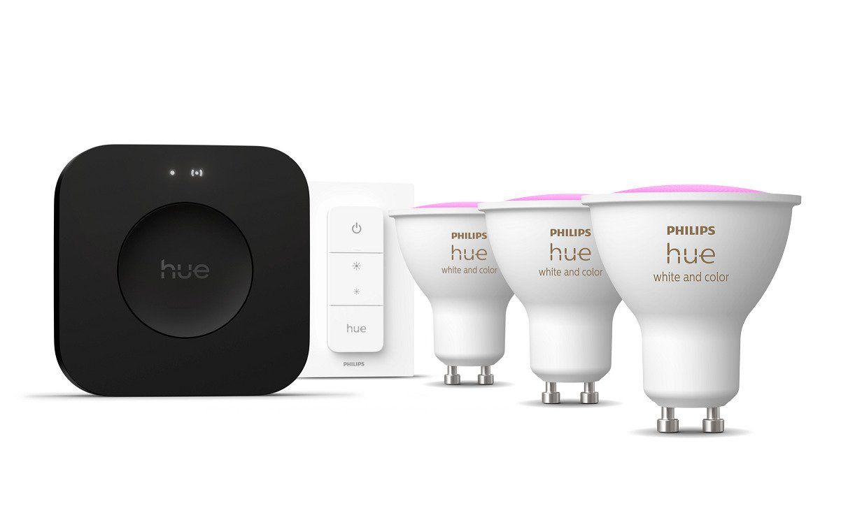 Philips Hue WCA smart lampa startpaket 4.2W GU10, bild 2