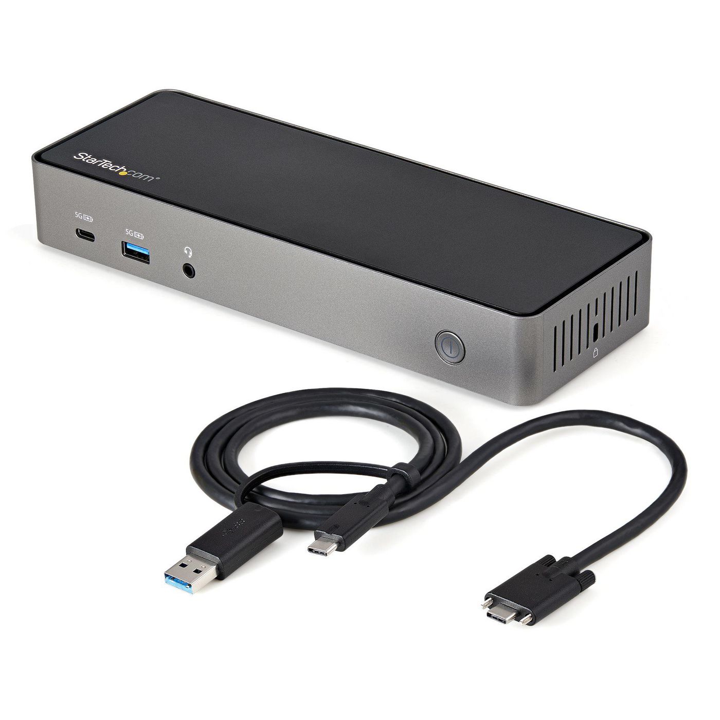 USB-C/USB 3.0 dockningsstation StarTech.com DK31C3HDPDUE, 3xHDMI/3xDP 4K@60Hz, USB-C 85W PD, komboport hörlur/mikrofon, GigaLAN, 4xUSB 3.2, inkl. 85W AC-adapter, bild 3