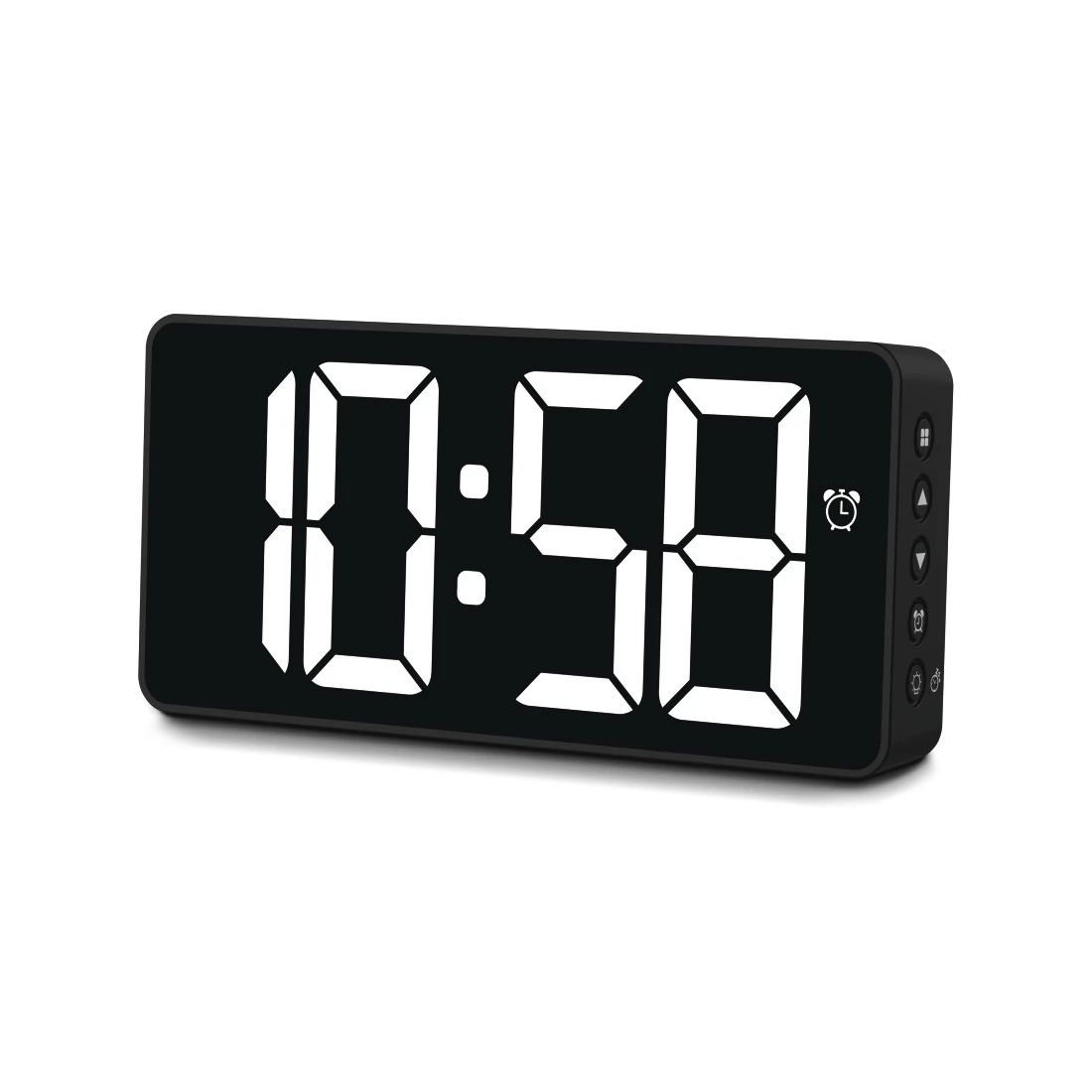 Hama Bali väckarklocka med temperaturvisning, 00185896, nattläge, svart