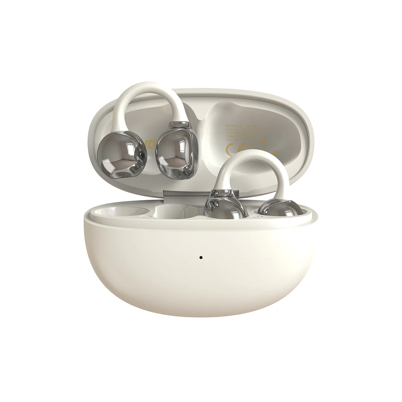 Dudao U20 TWS Bluetooth-hörlurar – vita
