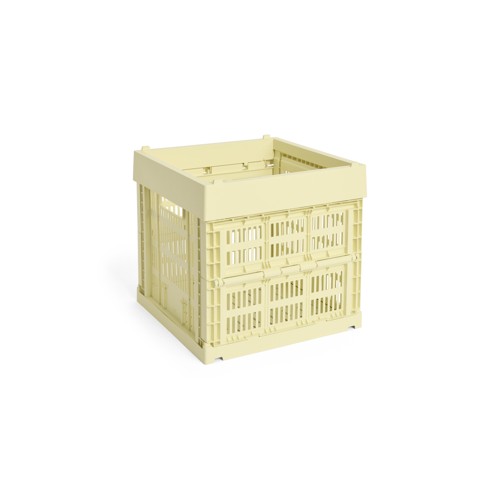 HAY - Colour Crate Cube Förvaringslåda (Ljusgul)