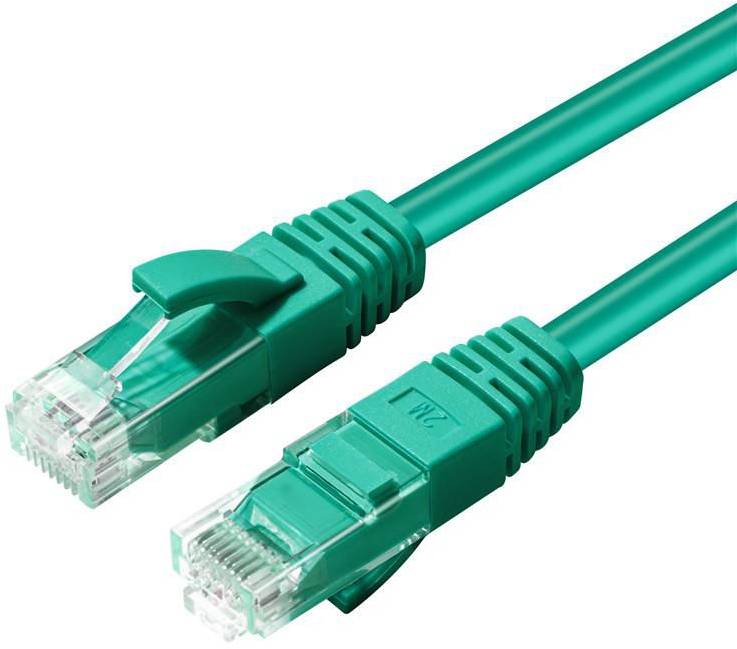 Nätverkskabel oskärmad Cat.6a, MicroConnect, RJ45, LSZH, 0,5 meter - Grön, bild 3