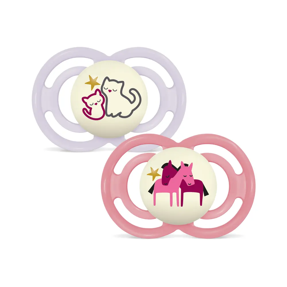 MAM Perfect Night Silk 6-16m Pink, 2 st, bild 3