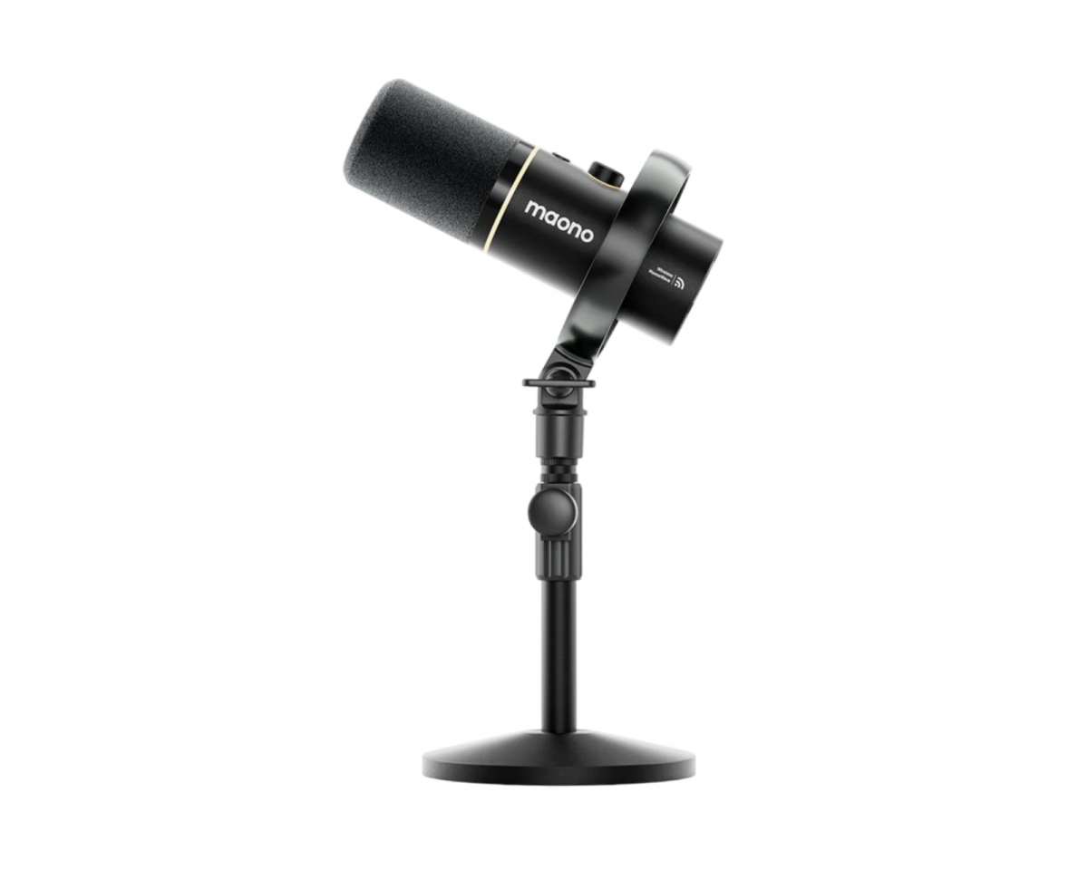 Maono PD200W - Trådlös Mikrofon med Bordsstativ - Svart, bild 2