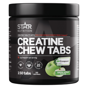 Star Nutrition Creatine Chew Tabs Green Apple 150pcs