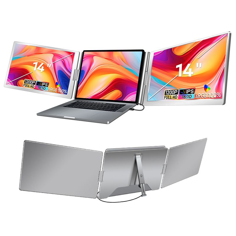 Extralink Smart Life S688 bildskärm 14 dubbelskärm 1920x1200 IPS