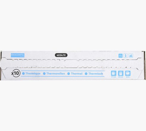 Termorullar Exacompta 40347E, 1-lagers, 44 m, 57 mm, förpackning med 10 st