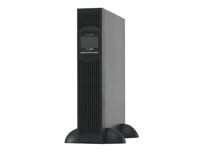 Online USV ZINTO 1000 - UPS (rackmonterbar/extern) - AC 230 V - 900 Watt - 1000 VA - RS-232, USB - utgångskontakter: 8 - 2U