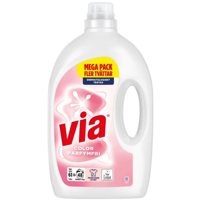 Via Colour Sensitive Flytande tvättmedel 2,44 liter