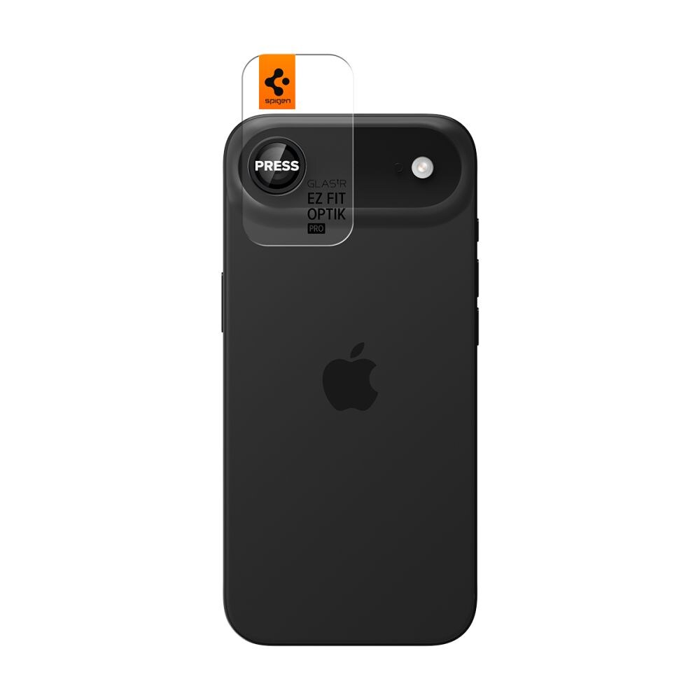 Spigen Optik Pro Glas.tR "EZ FIT" kameraskydd 2-pack för iPhone Air - Svart, bild 2