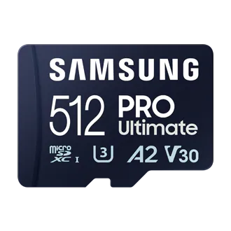 Samsung PRO Ultimate microSDXC 512GB & SD‑adapter – Minneskort, bild 5