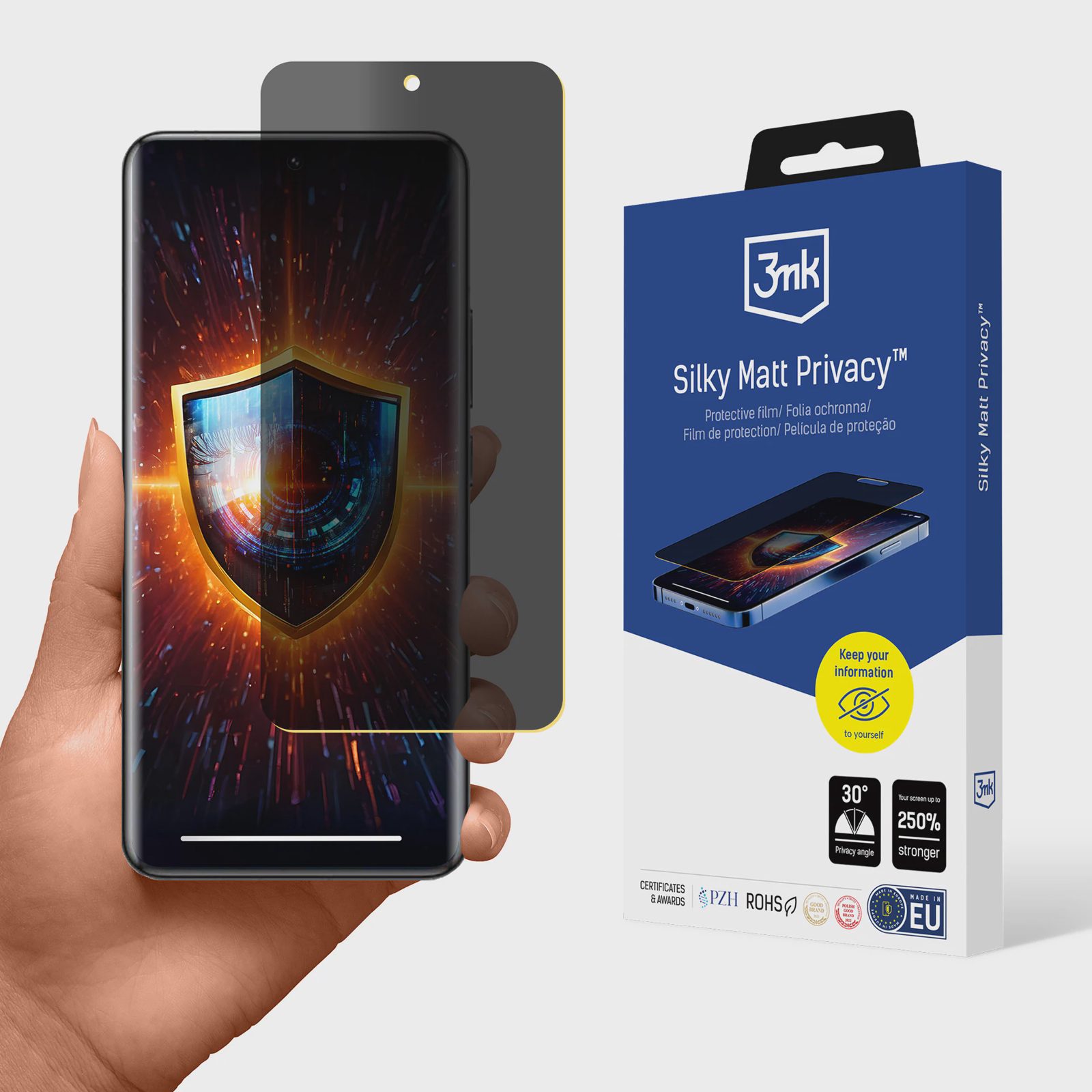 Matt integritetsskyddsfilm 3mk Silky Matt Privacy för Xiaomi 14 Pro