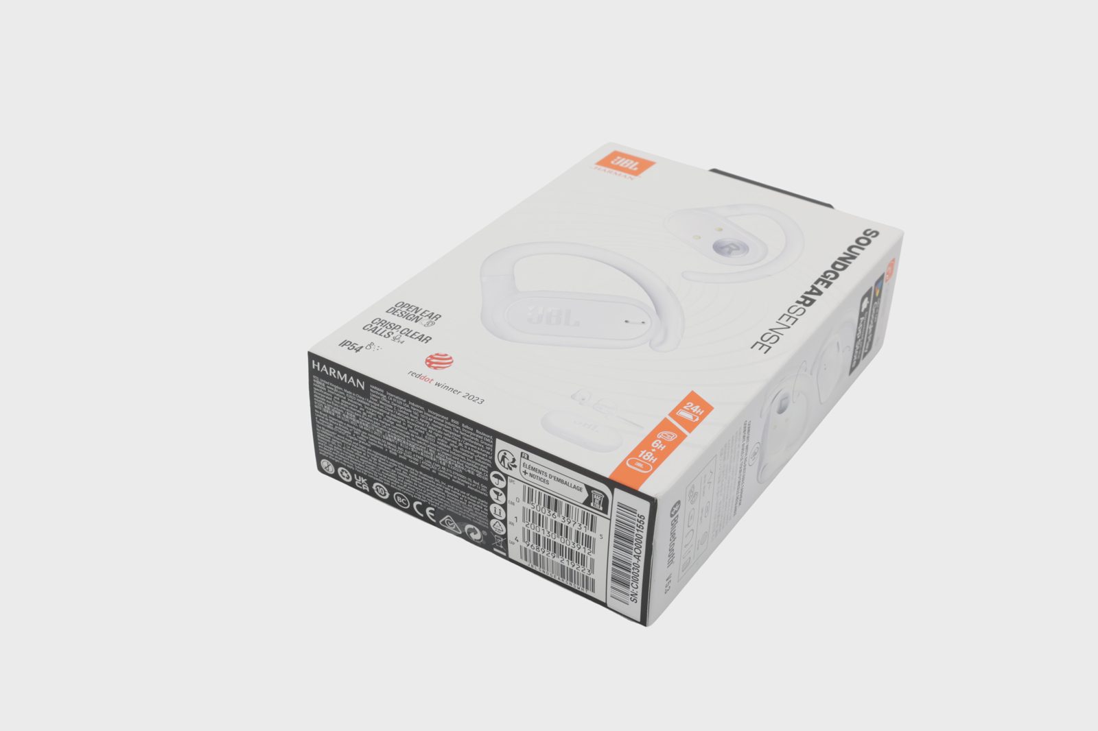 JBL Soundgear Sense trådlösa open-ear-hörlurar Vit, bild 4