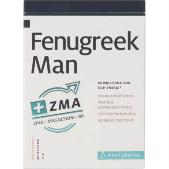 Elexir Pharma Fenugreek Man Plus ZMA 60 st