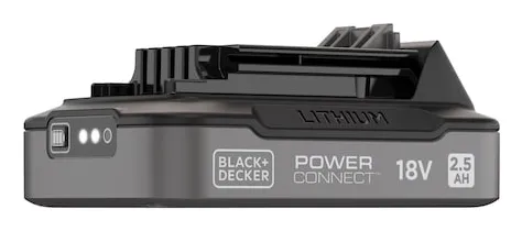 Black & Decker BDL2518S-XJ, Batteri, 2,5 Ah, 18 V, Black&Decker, BCD900 SDS, Litium-Ion (Li-Ion)