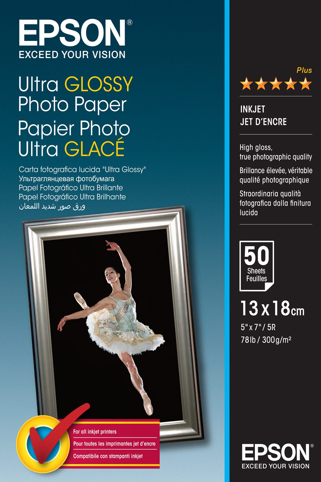 Ultra Glossy Photo 13x18cm 300gr 50blad, bild 3