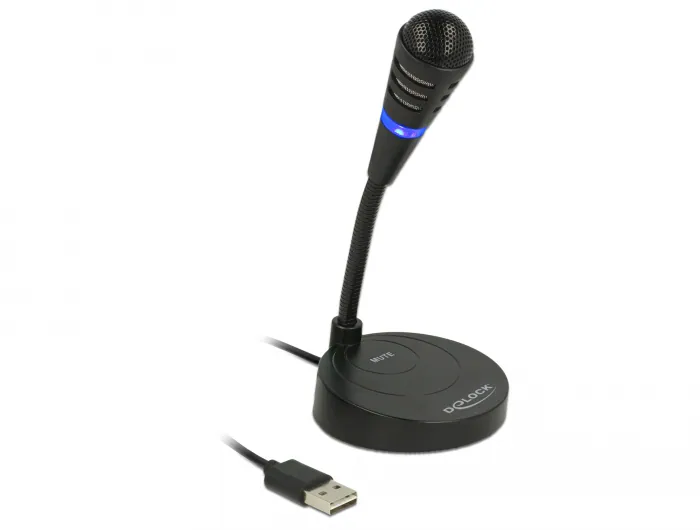 DeLOCK USB Microphone with Base