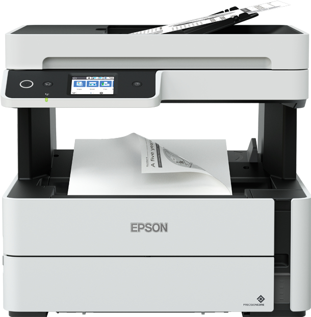 Epson EcoTank ET-M3180, svart/vit skrivare + scanner + kopiator + fax, 20 ppm ISO, duplex, arkmatare, 1200x2400 dpi scanner, USB/LAN/WiFi, bild 3
